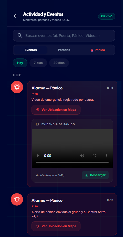 Línea de Tiempo y Video SOS Astro 360